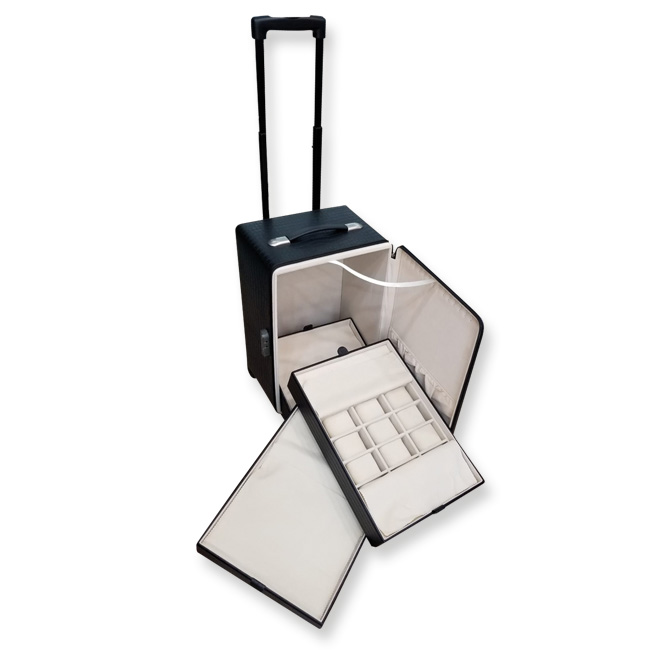 Luggage with trays for Watch