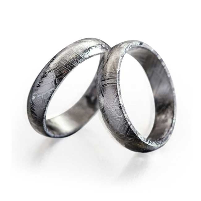 Ring - Meteorite (925 Silver)
